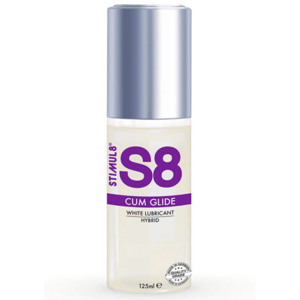 STIMUL8 - S8 CUM GLIDE LUBRICANTE HÍBRIDO 125 ML - sexbliss - Foto 1