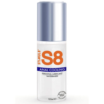 STIMUL8 - S8 LUBRICANTE ANAL EFECTO FRÍO 125 ML - sexbliss - Foto 1
