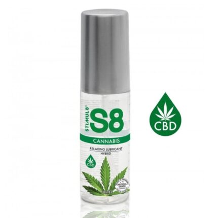 STIMUL8 - S8 LUBRICANTE HÍBRIDO CANNABIS 50 ML - sexbliss - Foto 1