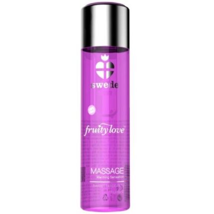 SWEDE - FRUITY LOVE ACEITE EFECTO CALOR FRAMBUESA Y RUIBARBO 60 ML - sexbliss - Foto 1