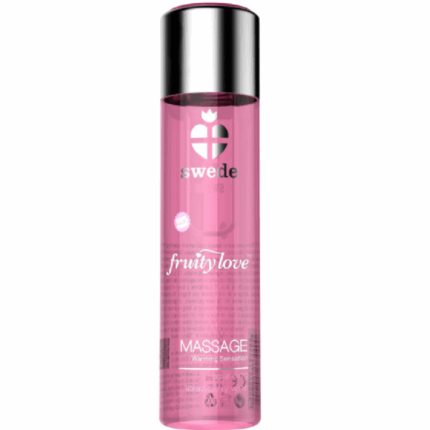 SWEDE - FRUITY LOVE ACEITE EFECTO CALOR FRESAS CON CHAMPAGNE 120 ML - sexbliss - Foto 1