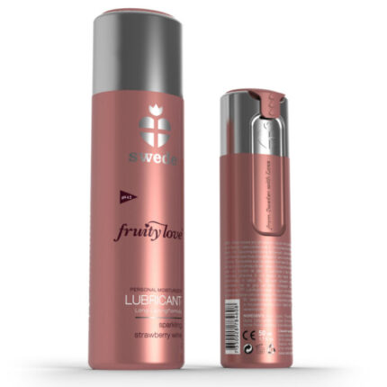 SWEDE - FRUITY LOVE LUBRICANTE FRESAS CON CHAMPAGNE 50 ML - sexbliss - Foto 1