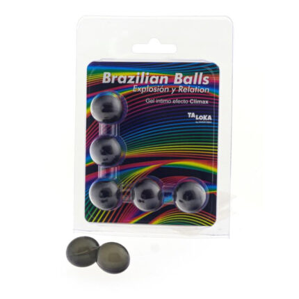 TALOKA - BRAZILIAN BALLS GEL EXCITANTE EFECTO CLIMAX 5 BOLAS - sexbliss - Foto 1