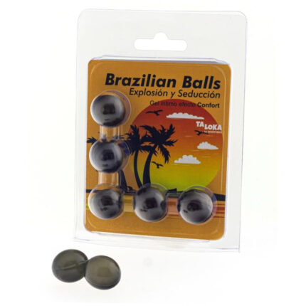 TALOKA - BRAZILIAN BALLS GEL EXCITANTE EFECTO CONFORT 5 BOLAS - sexbliss - Foto 1
