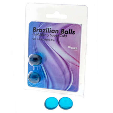 TALOKA - BRAZILIAN BALLS GEL EXCITANTE EFECTO FRÍO 2 BOLAS - sexbliss - Foto 1