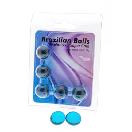 TALOKA - BRAZILIAN BALLS GEL EXCITANTE EFECTO FRÍO 5 BOLAS - sexbliss - Foto 1