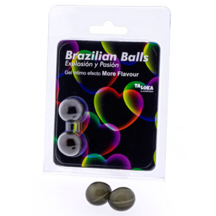 TALOKA - BRAZILIAN BALLS GEL EXCITANTE EFECTO MORE FLAVOUR 2 BOLAS - sexbliss - Foto 1