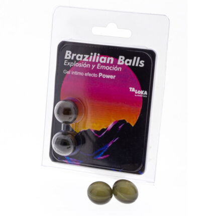 TALOKA - BRAZILIAN BALLS GEL EXCITANTE EFECTO POWER 2 BOLAS - sexbliss - Foto 1