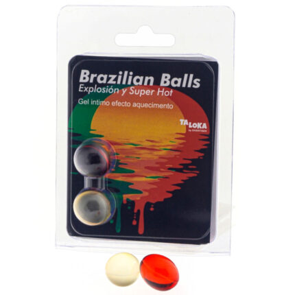 TALOKA - BRAZILIAN BALLS GEL EXCITANTE EFECTO SUPER CALIENTE 2 BOLAS - sexbliss - Foto 1