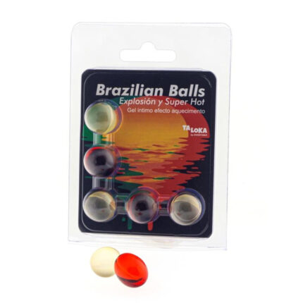 TALOKA - BRAZILIAN BALLS GEL EXCITANTE EFECTO SUPER CALIENTE 5 BOLAS - sexbliss - Foto 1