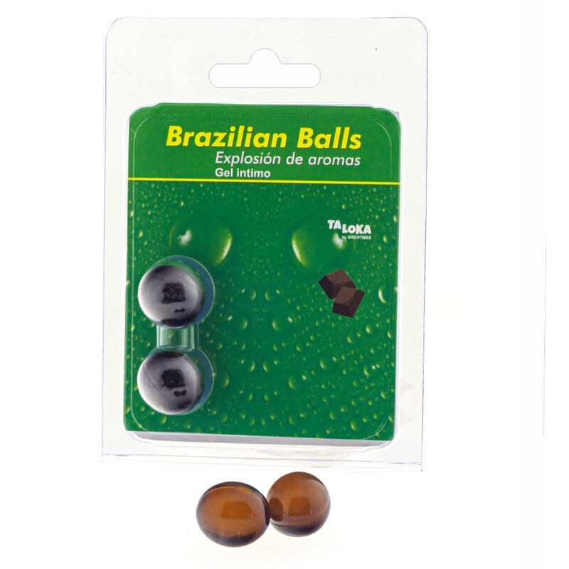 TALOKA - BRAZILIAN BALLS GEL ÍNTIMO CHOCOLATE 2 BOLAS - Foto 1 TALOKA - BRAZILIAN BALLS GEL ÍNTIMO CHOCOLATE 2 BOLAS - sexbliss - Foto 1