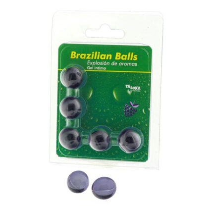 TALOKA - BRAZILIAN BALLS GEL ÍNTIMO FRUTAS DEL BOSQUE 5 BOLAS - sexbliss - Foto 1