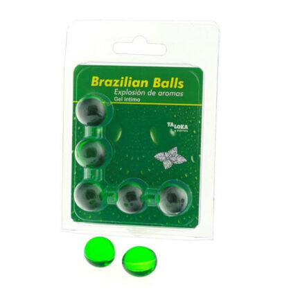 TALOKA - BRAZILIAN BALLS GEL ÍNTIMO MENTA 5 BOLAS - sexbliss - Foto 1