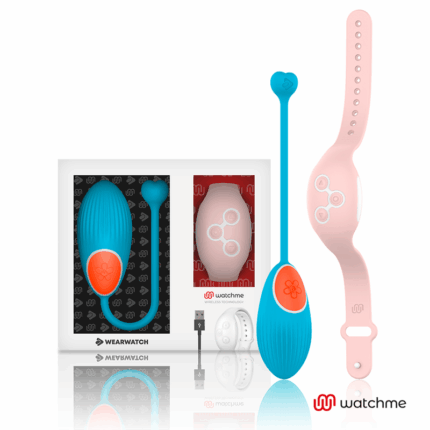 WEARWATCH - HUEVO CONTROL REMOTO TECHNOLOGY WATCHME AZUL / ROSA - sexbliss - Foto 1