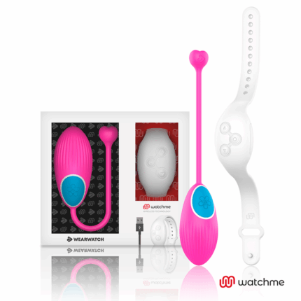 WEARWATCH - HUEVO CONTROL REMOTO TECHNOLOGY WATCHME FUCSIA / NIVEO - sexbliss - Foto 1