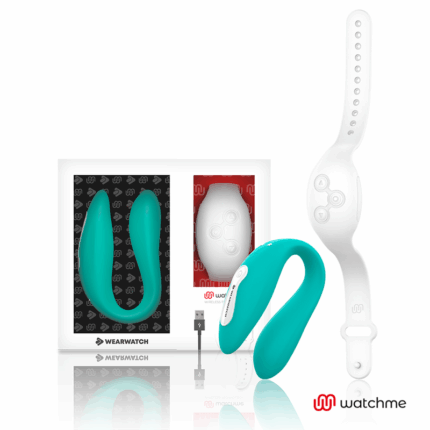 WEARWATCH - VIBRADOR DUAL TECHNOLOGY WATCHME AGUA MARINA / NÍVEO - sexbliss - Foto 1
