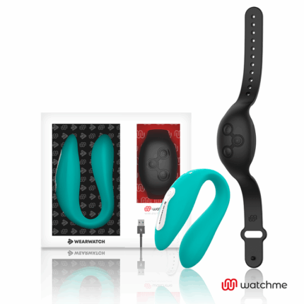 WEARWATCH - VIBRADOR DUAL TECHNOLOGY WATCHME AGUAMARINA / AZABACHE - sexbliss - Foto 1