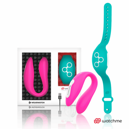 WEARWATCH - VIBRADOR DUAL TECHNOLOGY WATCHME FUCSIA / AGUA MARINA - sexbliss - Foto 1