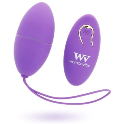 WOMANVIBE - ALSAN HUEVO CONTROL REMOTO SILICONA MORADO - sexbliss - Foto 1