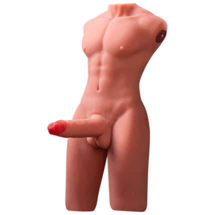 XISE - JASON HALF BODY TORSO REALÍSTICO MASCULINO CON THRUSTING Y VIBRACIÓN 55 CM - sexbliss - Foto 1