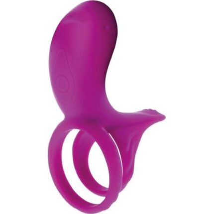 XOCOON - ANILLO VIBRADOR PARA PAREJAS FUCSIA - sexbliss - Foto 1