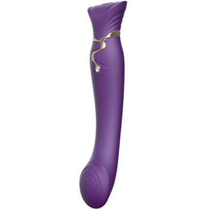 ZALO - QUEEN G-SPOT PULS WAVE VIBE MORADO - sexbliss - Foto 1