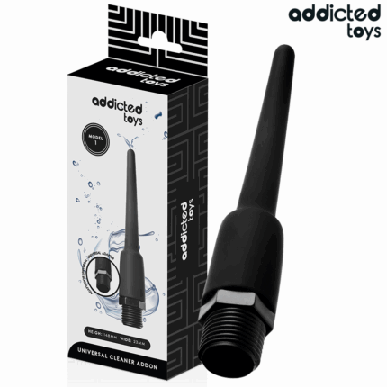 ADDICTED TOYS - LIMPIADOR ANAL CON ADAPTADOR UNIVERSAL MODELO 1 - sexbliss - Foto 1