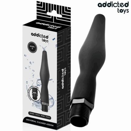 ADDICTED TOYS - LIMPIADOR ANAL CON ADAPTADOR UNIVERSAL MODELO 2 - sexbliss - Foto 1