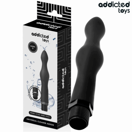 ADDICTED TOYS - LIMPIADOR ANAL CON ADAPTADOR UNIVERSAL MODELO 3 - sexbliss - Foto 1