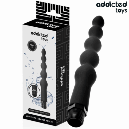 ADDICTED TOYS - LIMPIADOR ANAL CON ADAPTADOR UNIVERSAL MODELO 5 - sexbliss - Foto 1