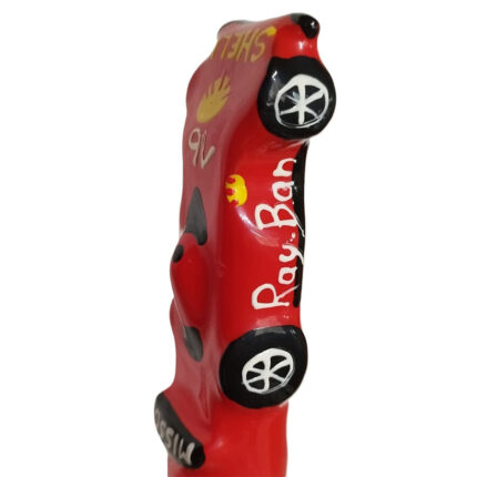 CONDOMERIE - PRESERVATIVO DECORATIVO PINTADO A MANO F1 FERRARI XL - sexbliss - Foto 1