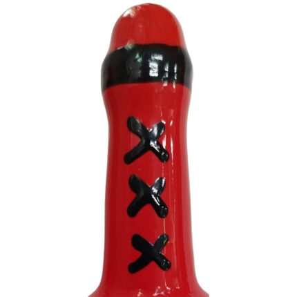 CONDOMERIE - PRESERVATIVO DECORATIVO PINTADO A MANO MSTERDAM ROJO - sexbliss - Foto 1