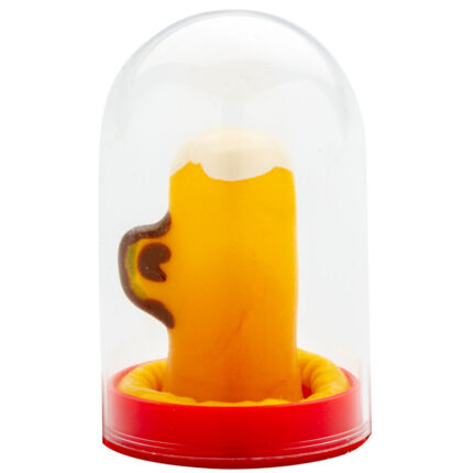 CONDOMERIE - PRESERVATIVO DECORATIVO PINTADO A MANO VASO DE CERVEZA - sexbliss - Foto 1