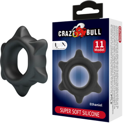CRAZY BULL - ETHANIEL ANILLO SILICONA MODELO 11 - sexbliss - Foto 1