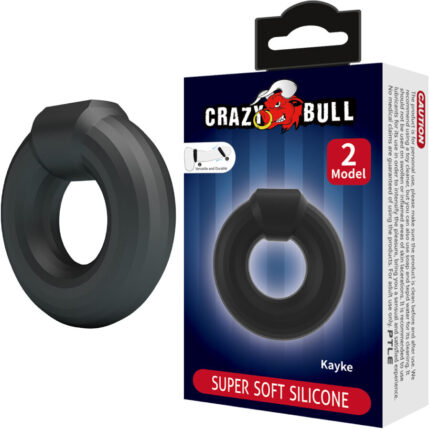 CRAZY BULL - KAYKE ANILLO SILICONA MODELO 2 - sexbliss - Foto 1