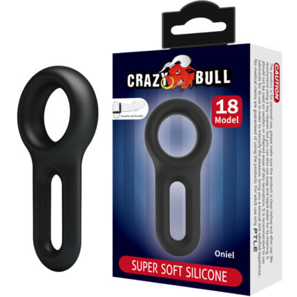 CRAZY BULL - ONIEL ANILLO SILICONA MODELO 18 - sexbliss - Foto 1