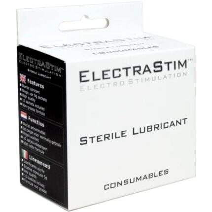 ELECTRASTIM - LUBRICANTE ESTERILIZANTE 10 UNIDADES - sexbliss - Foto 1