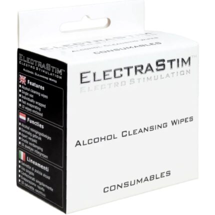 ELECTRASTIM - TOALLITAS HIGIÉNICAS CON ALCOHOL 10 UNIDADES - sexbliss - Foto 1