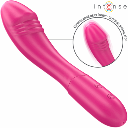INTENSE - BELINDA VIBRADOR 19 CM FLEXIBLE 10 VIBRACIONES ROSA - sexbliss - Foto 1