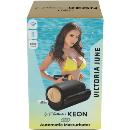 KIIROO - KEON WIFI COMBO VICTORIA JUNE MASTURBADOR AUTOMÁTICO + FEEL STROKER - sexbliss - Foto 1