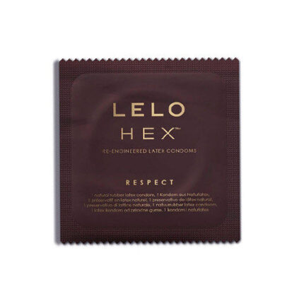 LELO HEX CONDOMS RESPECT XL 3 PACK - sexbliss - Foto 1