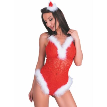 LIVCO CORSETTI FASHION - NAUGHTY SANTA LC 90706 BODY NAVIDEÑO L/XL - sexbliss - Foto 1