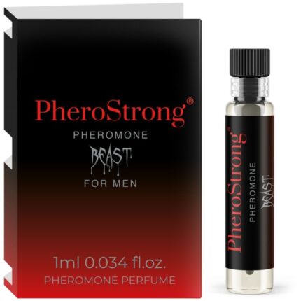 PHEROSTRONG - PERFUME CON FEROMONAS BEAST PARA HOMBRE 1 ML - sexbliss - Foto 1