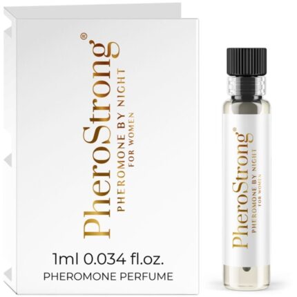 PHEROSTRONG - PERFUME CON FEROMONAS BY NIGHT PARA MUJER 1 ML - sexbliss - Foto 1