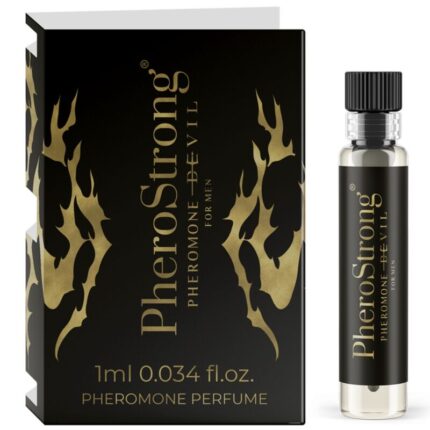 PHEROSTRONG - PERFUME CON FEROMONAS DEVIL PARA HOMBRE 1 ML - sexbliss - Foto 1