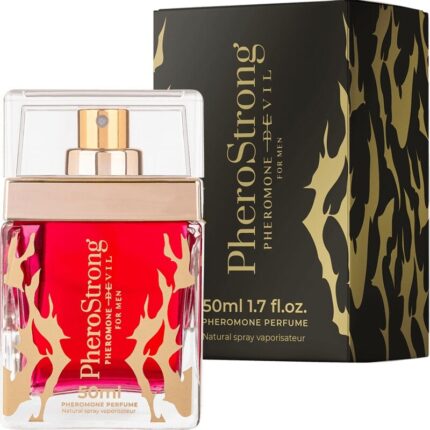 PHEROSTRONG - PERFUME CON FEROMONAS DEVIL PARA HOMBRE 50 ML - sexbliss - Foto 1