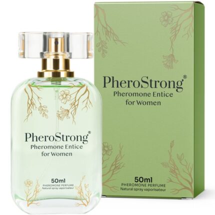 PHEROSTRONG - PERFUME CON FEROMONAS ENTICE PARA MUJER 50 ML - sexbliss - Foto 1