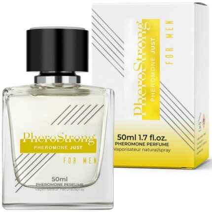 PHEROSTRONG - PERFUME CON FEROMONAS JUST PARA HOMBRE 50 ML - sexbliss - Foto 1