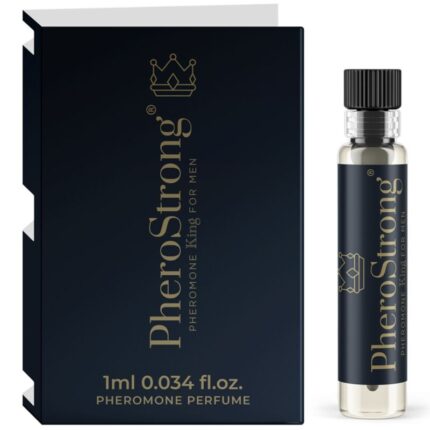 PHEROSTRONG - PERFUME CON FEROMONAS KING PARA HOMBRE 1 ML - sexbliss - Foto 1