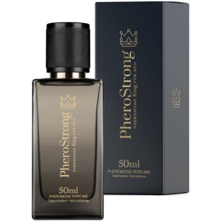 PHEROSTRONG - PERFUME CON FEROMONAS KING PARA HOMBRE 50 ML - sexbliss - Foto 1